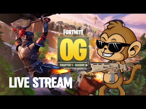 Playing Fortnite og season 2 live - YouTube