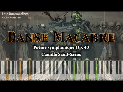 [Late-Intermediate] Danse Macabre - Camille Saint Saëns | Piano Arrangement