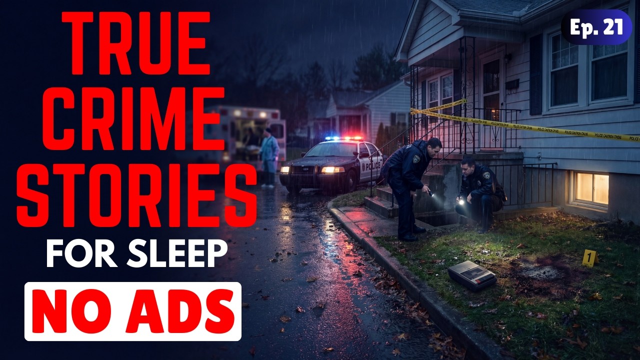 Sinister True Crime Stories for Sleep with Rain | Basement Recording | 🔴NO ADS | Dark Screen |Ep..21