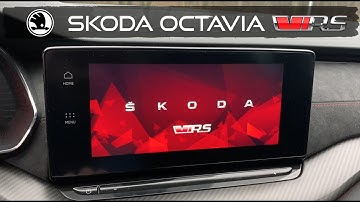 Entertainment system Skoda Octavia RS 2021 2.0 TSI 245hp 180kw stock Columbus