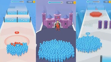 Count Masters: Crowd Clash & Stickman running game - Gameplay Walkthrough Part 1 Levels 1-16