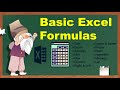 Basic excel formulas