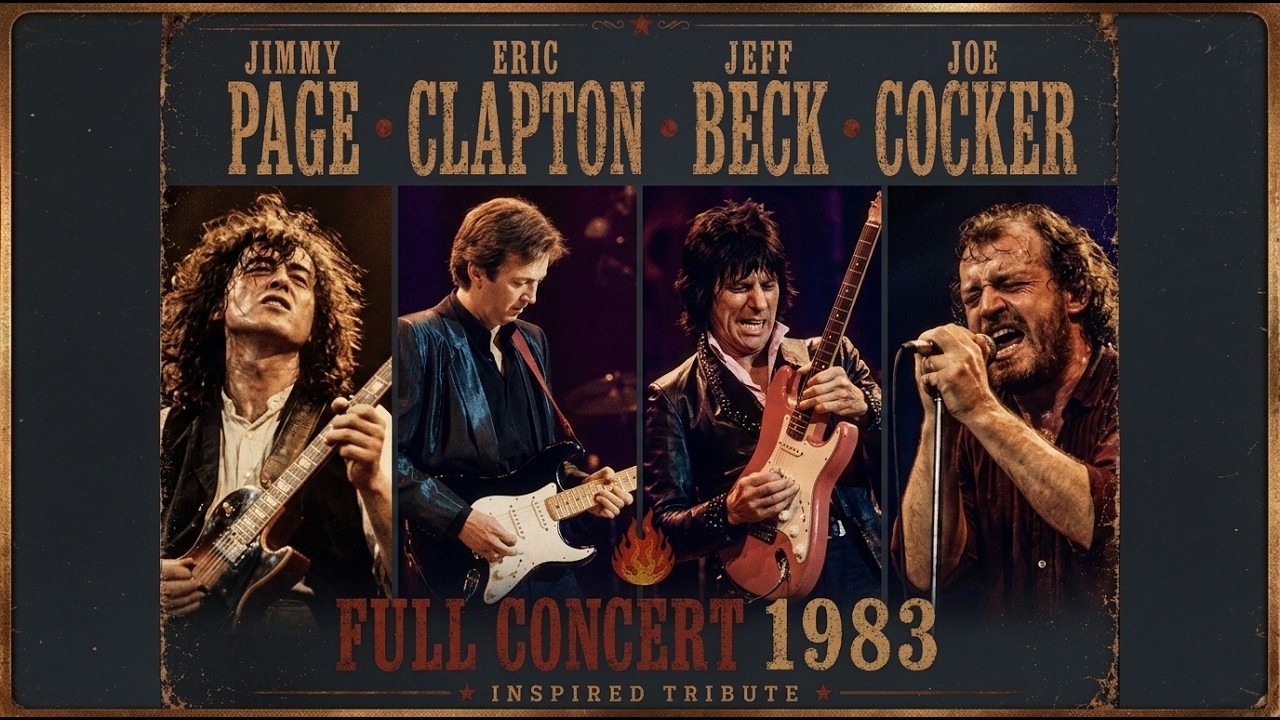 Jimmy Page • Eric Clapton • Jeff Beck • Joe Cocker 🔥 Full Concert
