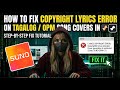 HOW TO FIX COPYRIGHT LYRICS ERROR ON TAGALOG SONG COVERS IN SUNO AI 2026 | STEP BY STEP | GELMUSIC