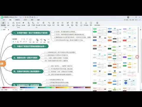 Edraw Max/Mindmaster用一张思维导图学明白台湾问题白皮书
