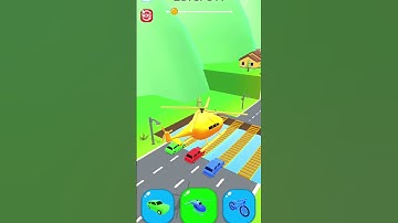 shape-Shifting funny race gameplay new hyper casual games short #gameplay #shape shifting