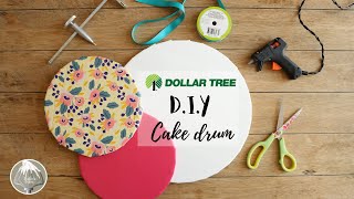 How To Make A Cake Drum D.I.Y  | Dollar Tree | Thalias cakes