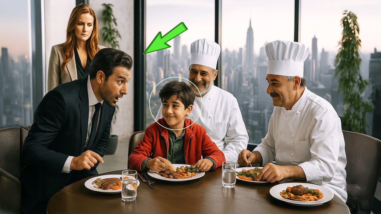 MİLYONER, SİMİTÇİYLE ALAY ETTİ.. AMA ONU ULUSLARARASI ŞEFLERLE YEMEK YERKEN GÖRÜNCE DONUP KALDI!