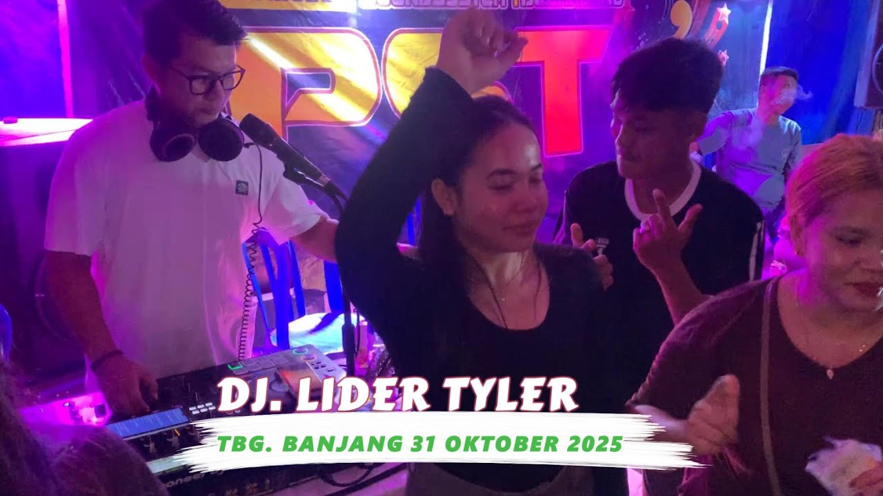 DJ LIDER TYLER NRC 2025-LIVE PANGGUNG M/V PST SOUND SYSTEM TBG. BANJANG THE WEDDING JEMY & MANGI
