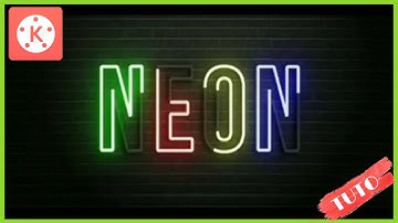 Intro Neon Text Animation In KineMaster • 4K | T U T O