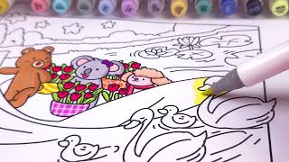 Coloring Tutorial of Apollo & Friends Coloring Page