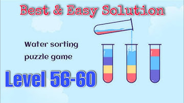 SortPuz Level 56-60 | Android Games | SortPuz: Water Color Sort Puzzle Games