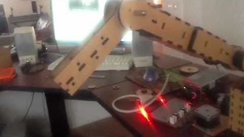 5 axis robot arm prototype