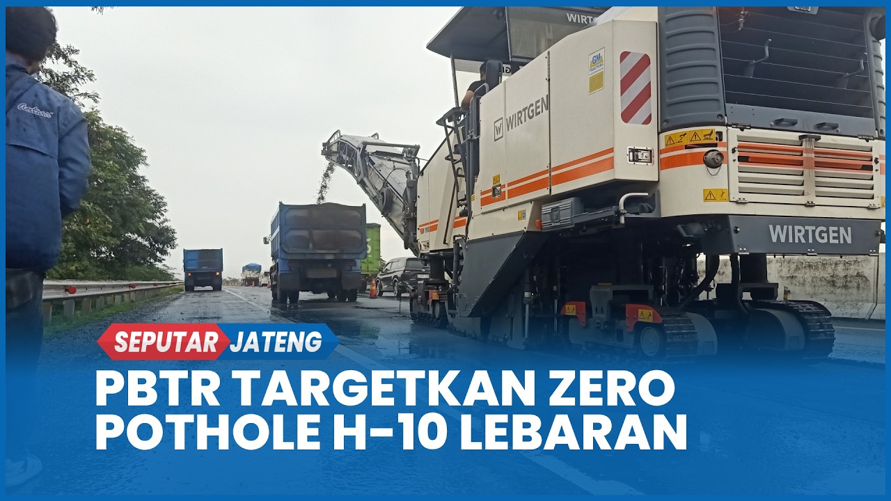 Kejar Zero Pothole, PBTR Kebut Perbaikan Tol Pemalang-Batang