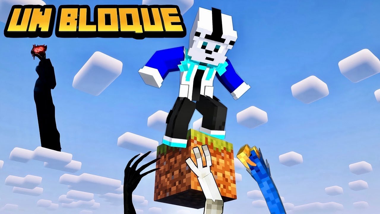 SOBREVIVO A UN BLOQUE DE HORROR EN MINECRAFT ONE BLOCK