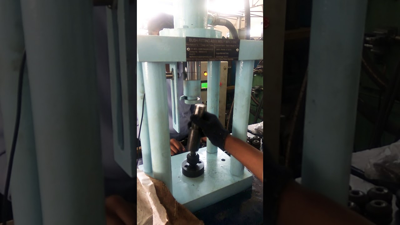 Bush pressing machine for Piaggio Chassis