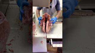 Wow Amazing Frozen Goat Cutting Machine