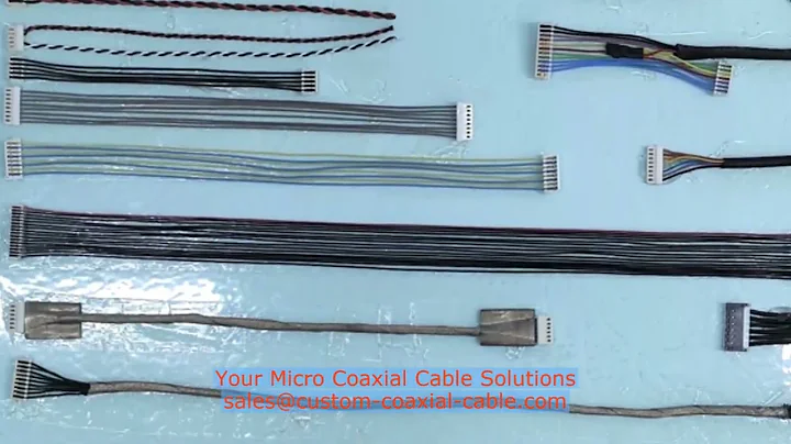 sealed grommet micro coax connector for AR/VR headset Chinese Best Exporter Specialized Solution Cab