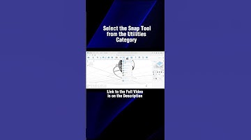 How to use magnet snapping to position an object #3ddesign #3dmodeling