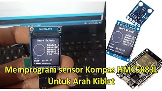 memprogram LCD TFT IPS untuk menampilkan posisi kiblat menggunakan sensor kompas HMC5883L di ESP32 screenshot 2