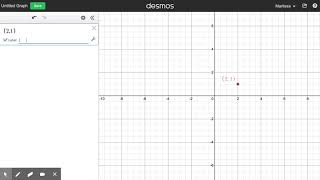 Desmos: Graphing a Point