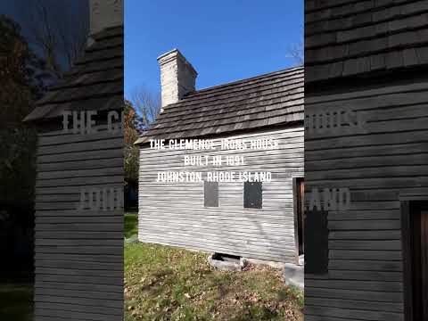 Clemence-Irons House, Johnston Rhode Island for more travel vids check out @RoadTrip_NewEngland