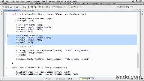 03 02 jsondata Android SDK Local Data Storage