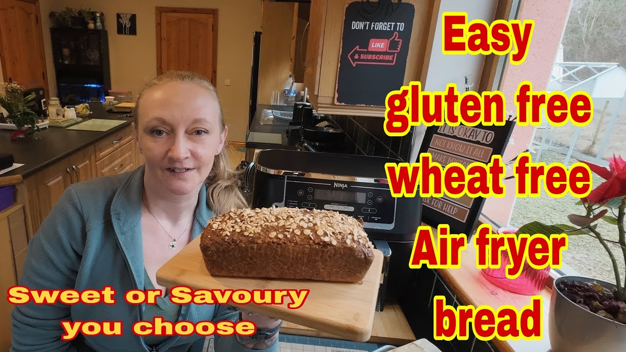 Air fryer Oat Bread | Poridge bread | Gluten-free bread | No flour