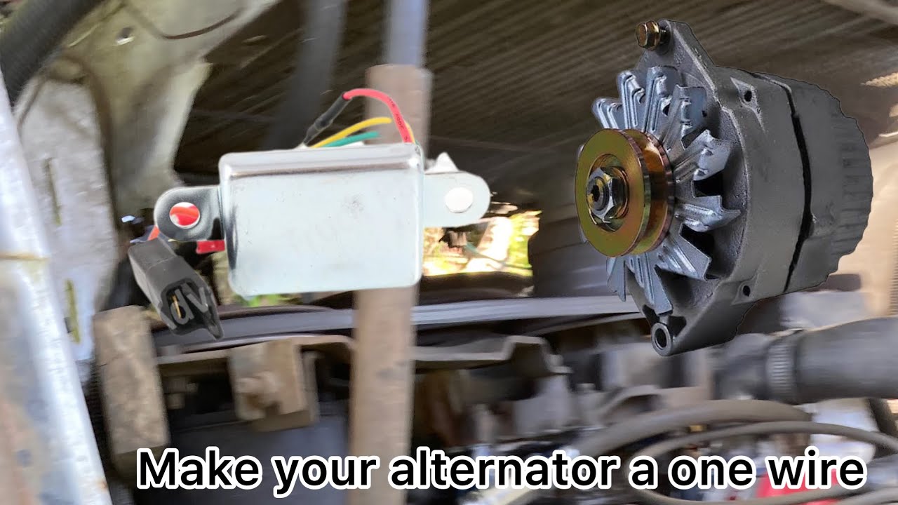 Making my 1978 Ford Cobra II alternator a one wire 