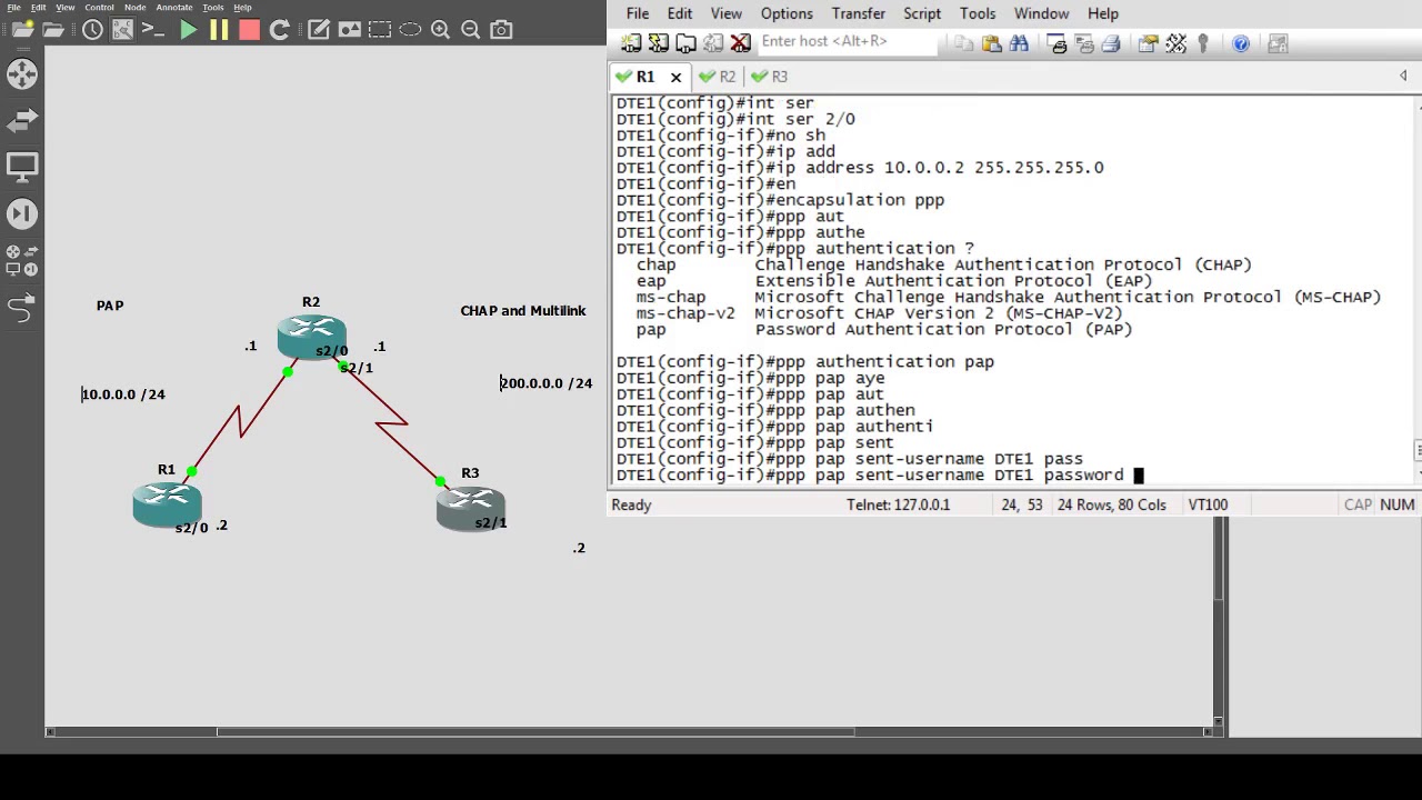 GNS3 BYTE SIZED VIDEO How to PAP and CHAP YouTubevia torchbrowser com ...