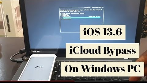 iOS 13.6 iCloud Bypass on Windows PC
