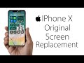 ➢ iPHONE X ORIGINAL SCREEN REPLACEMENT / SUBSTITUIÇÃO DA TELA ORIGINAL DO IPHONE X ✅