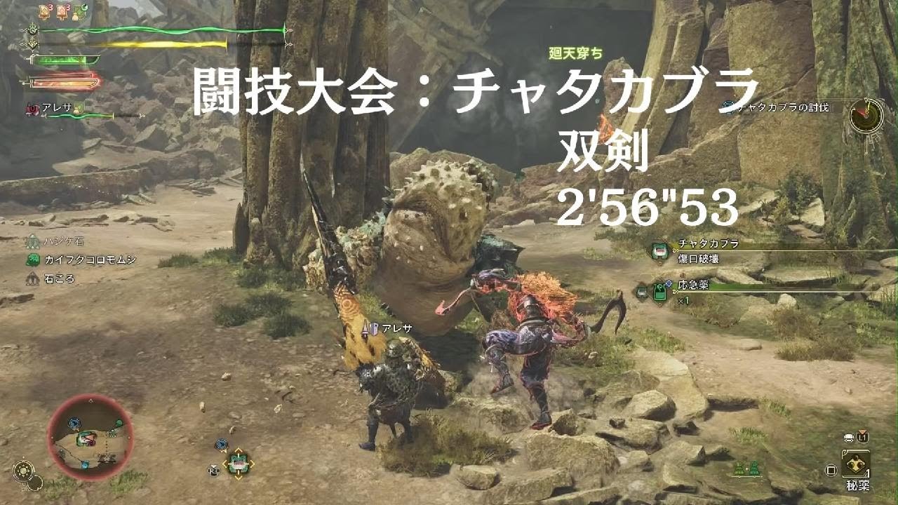 Monster Hunter Wilds_闘技大会：チャタカブラ_双剣withアレサ_S_20260219