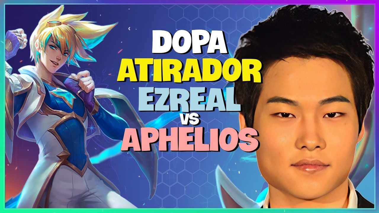 Dopa Ezreal : Como esse maluco DOMINOU o Super Server contra Aphelios