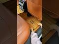 Car solid wood floor mats Custom car floor mats.