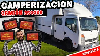 CAMPERIZAR Camión Camper de 0 a 100 ❌Baterías SANFOU + Suelo + DepositosCap. 2 | El Mono Migrador
