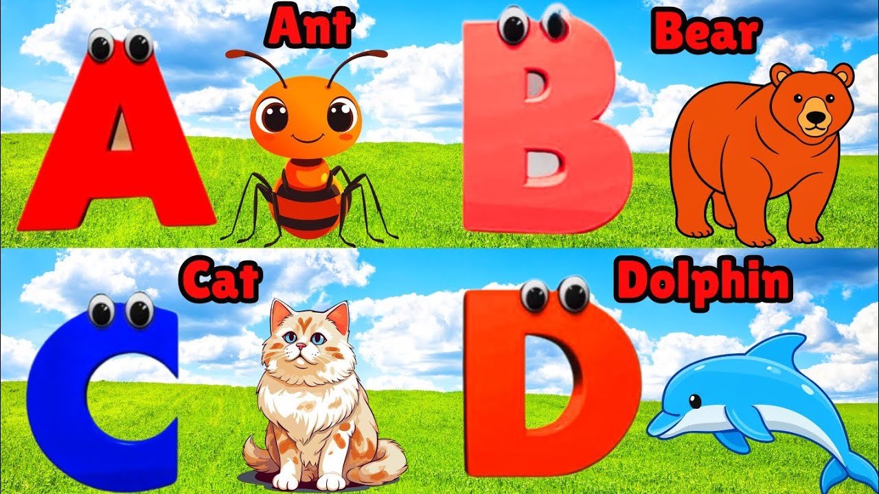 Alphabet Animals Song | Learn the ABC Alphabet Animals Song for Kids | ABC Alphabet Phonics Song