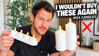 IKEA Candles After 3 Months — One Is NOT Worth Buying (SKATGÅS & SMÅLOM)