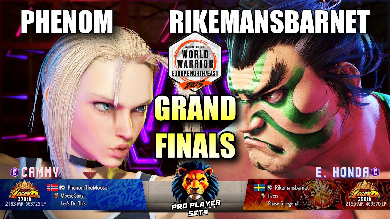 Grand Finals ☆ Phenom (Cammy) VS Rikemansbarnet (E.Honda) ☆ CPT World Warrior Europe North/East 2