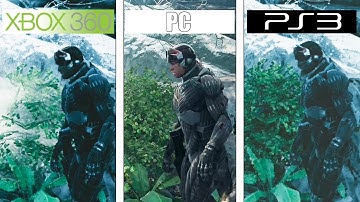 Crysis | PS3 vs 360 vs PC Ultra 4K | Graphics Comparison | Comparativa