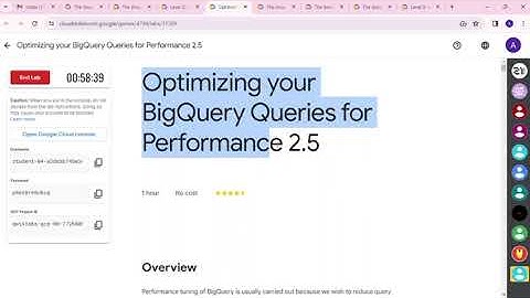 Optimizing your BigQuery Queries for Performance 2.5 || UPDATED LAB Solutions {NEW 2024}