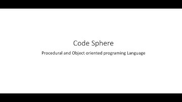 Procedural and Object-Oriented Programming Languages