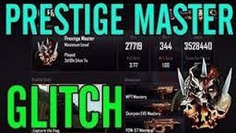 Black Ops 2 Master Prestige Glitch Unlock All - BO2 10th Prestige Tutorial PS3 , Xbox After patch