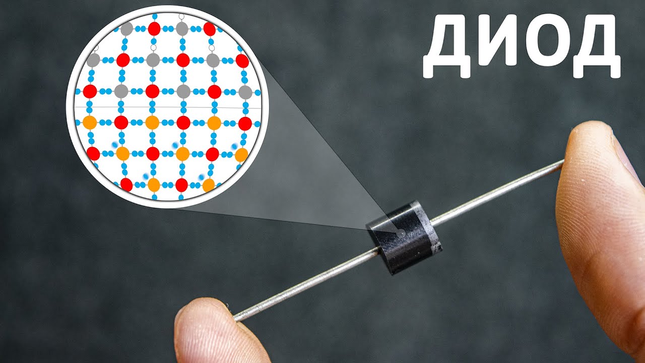 Как работает ДИОД на атомном уровне? В одну сторону ток течет, в другую нет 