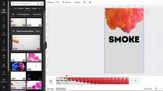 CANVA HACK | How to Create This EASY Text Effect (Smoke Effect)