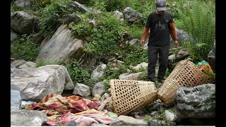 How to wash cloths in village by using primitive technology in the village