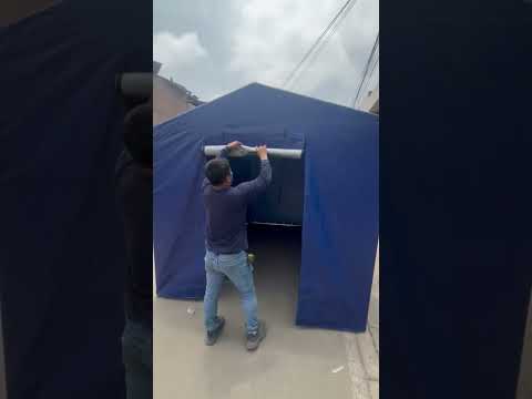 Vídeo: carpa 2x2 en tarflex de 300 g/m² terminada