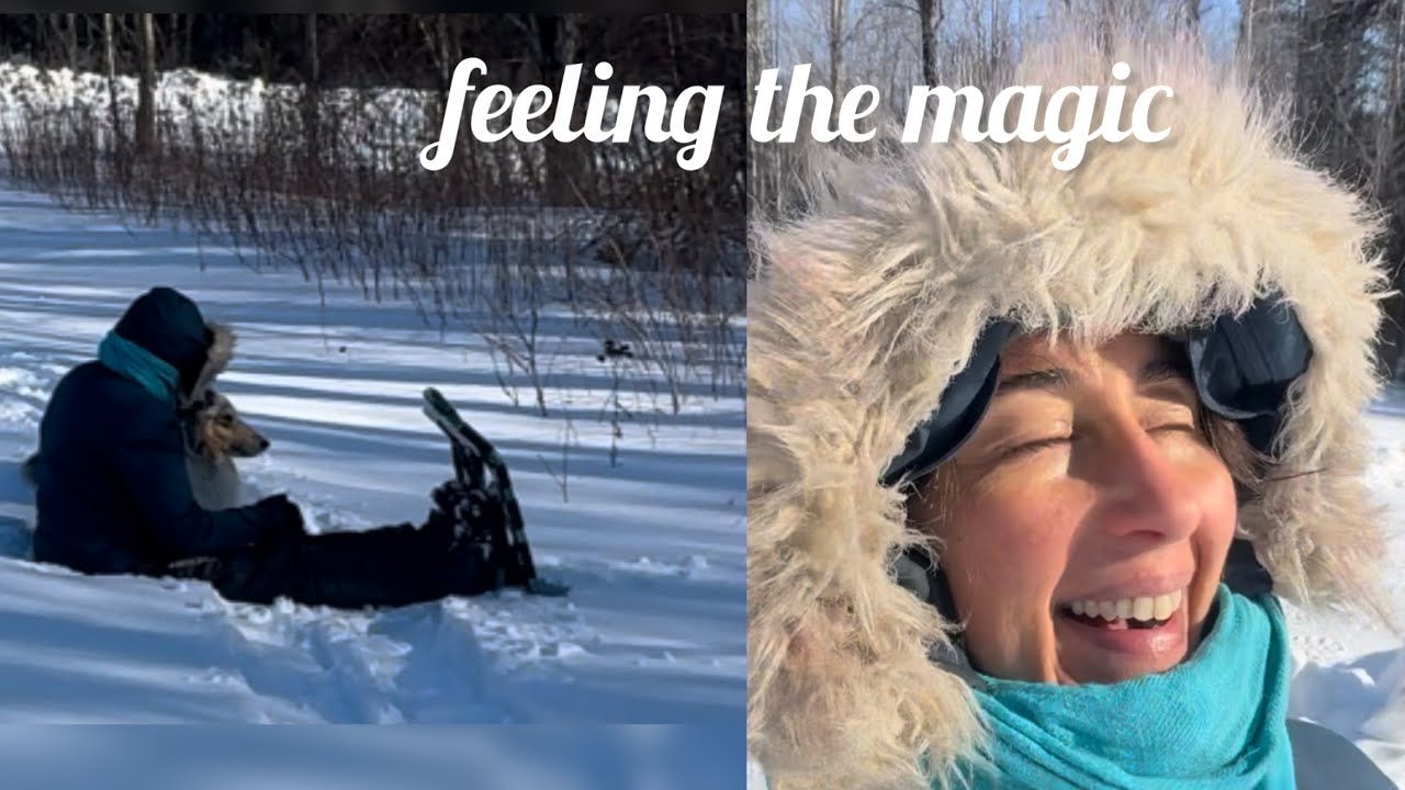 Cabin Fever CURE: Our Snowshoe Adventure (New Tracks and Happy Paws)