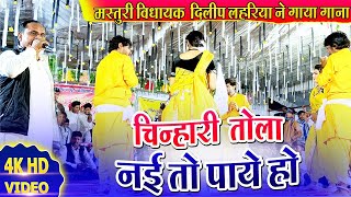 मस्तूरी विधायक दिलीप लहरिया | चिन्हारी तोला नई तो पाए हो | Dilip Lahariya Stage Show | Panthi Song