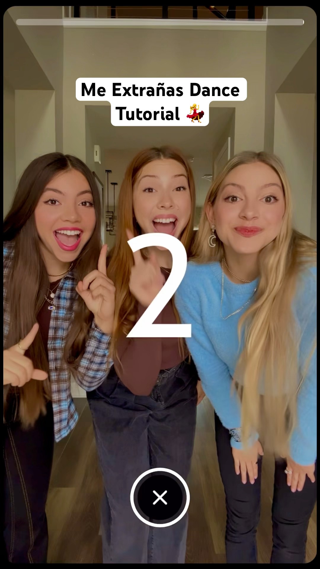 Me Extrañas DANCE TUTORIAL ‼️?? | Triple Charm #Shorts